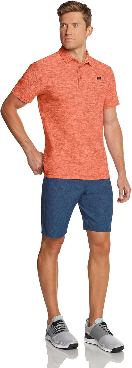 Golf Shirts for Men - Dry Fit Short-Sleeve Polo, Athletic Casual Collared T-Shirt