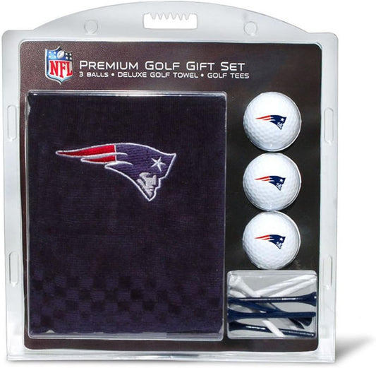 Premium NFL Gift Set: Embroidered Deluxe Towel, 3 Balls, 14 Tees (2-3/4" Reg.)