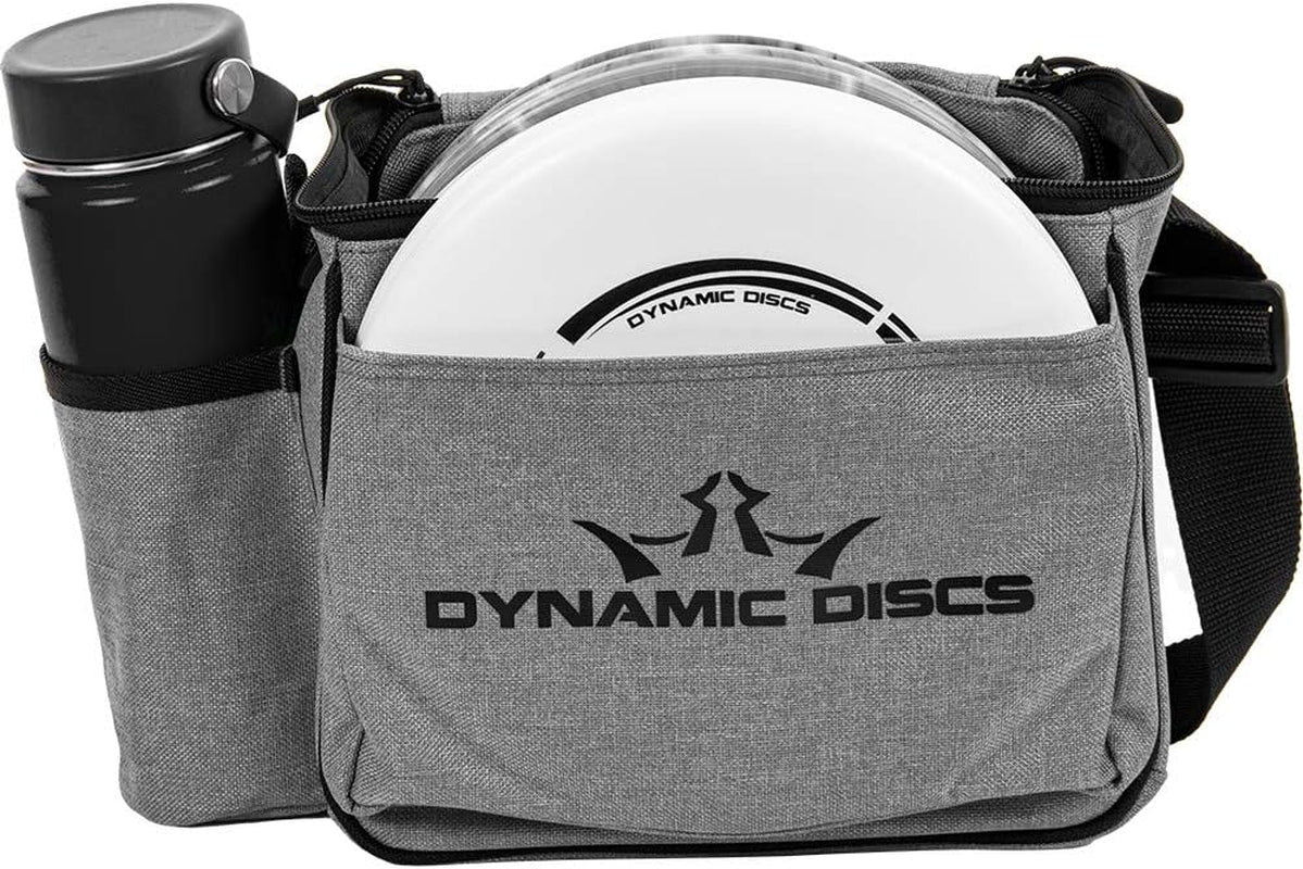 Dynamic Discs Cadet Disc Golf Shoulder Bag | Small Disc Golf Bag, 10-12+ Discs Capacity | Great for Beginners | Lightweight & Durable | Sling over Shoulder to Carry Easily