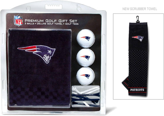 Premium NFL Gift Set: Embroidered Deluxe Towel, 3 Balls, 14 Tees (2-3/4" Reg.)